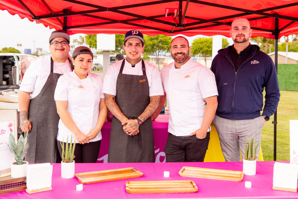Chef Ivan Lizaola (center) and Puesto Team at the 31st Annual Wild & Crazy Taco Night