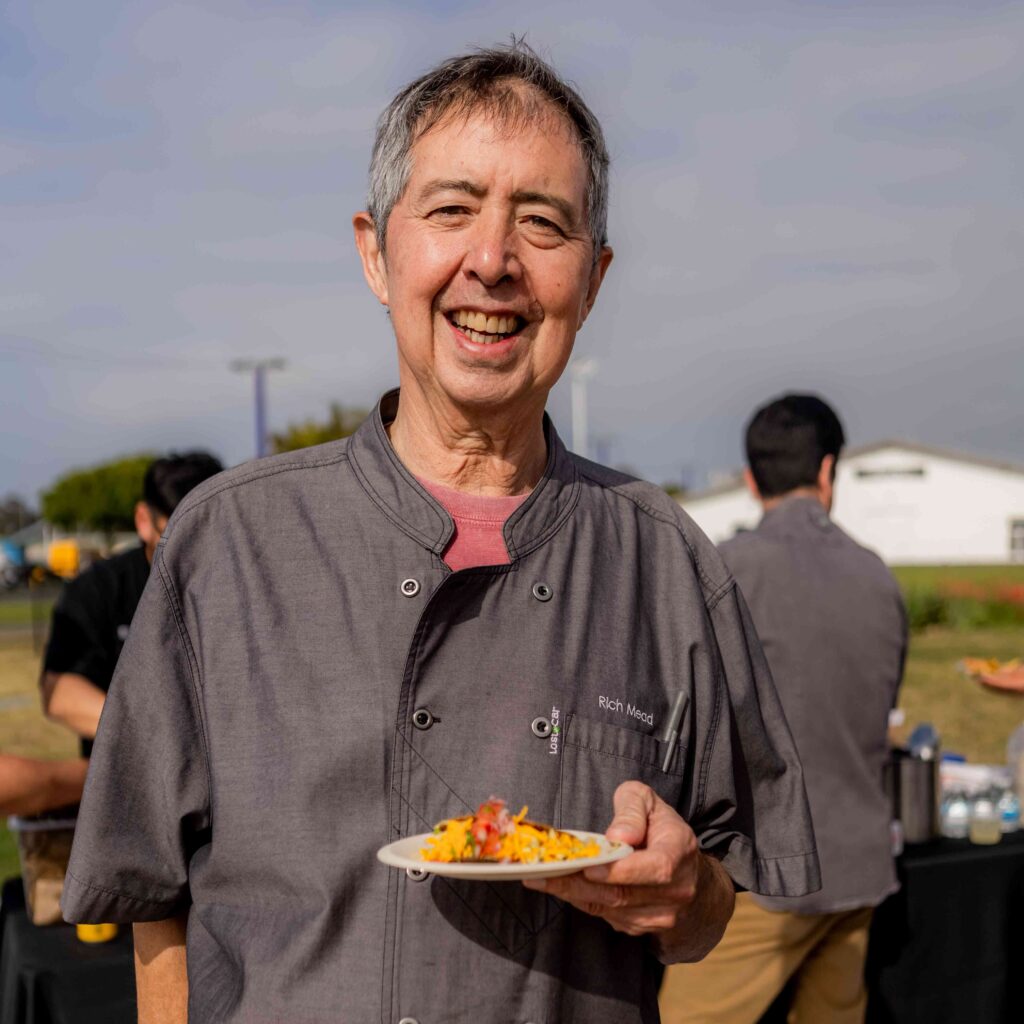 Chef Richard Mead from Farmhouse at Roger's Gardens showcasing his Wild & Crazy Tacos